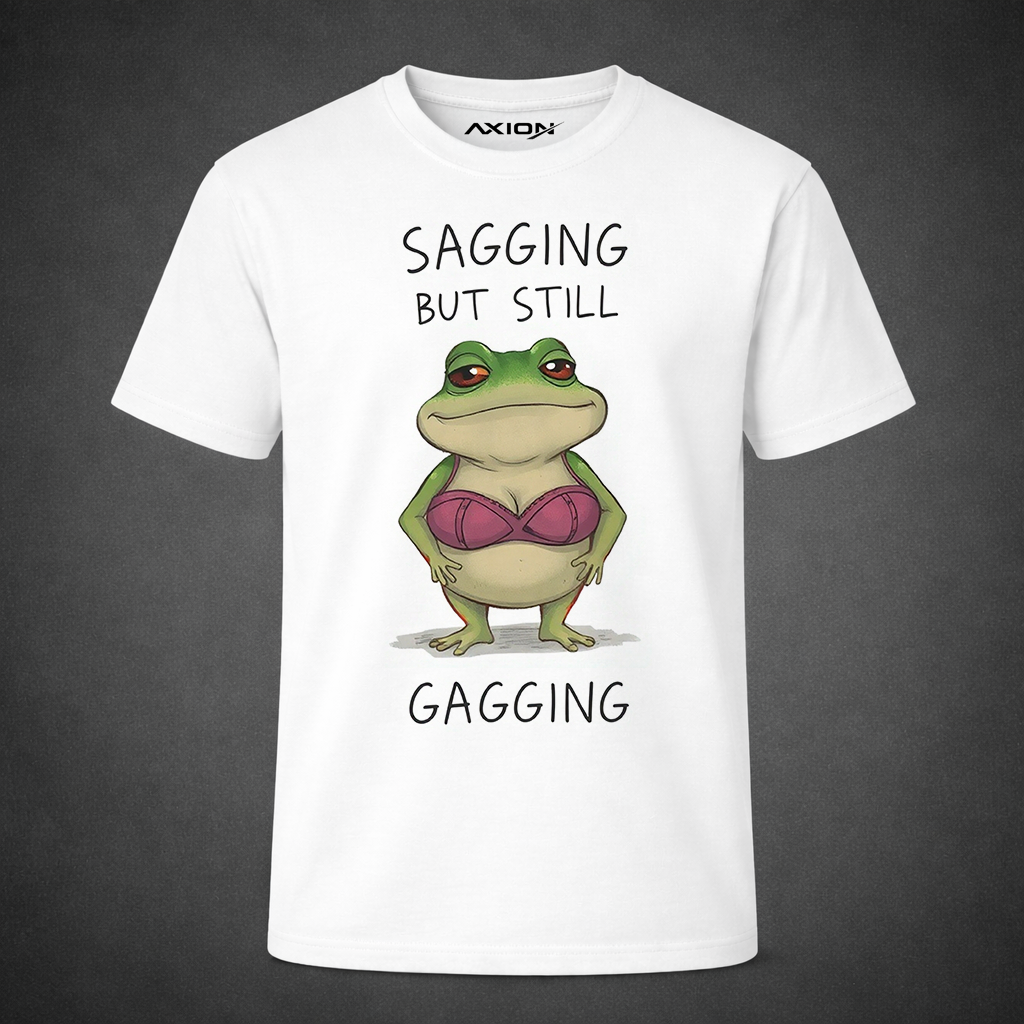 Confident Frog “Still Gagging” Graphic T-Shirt