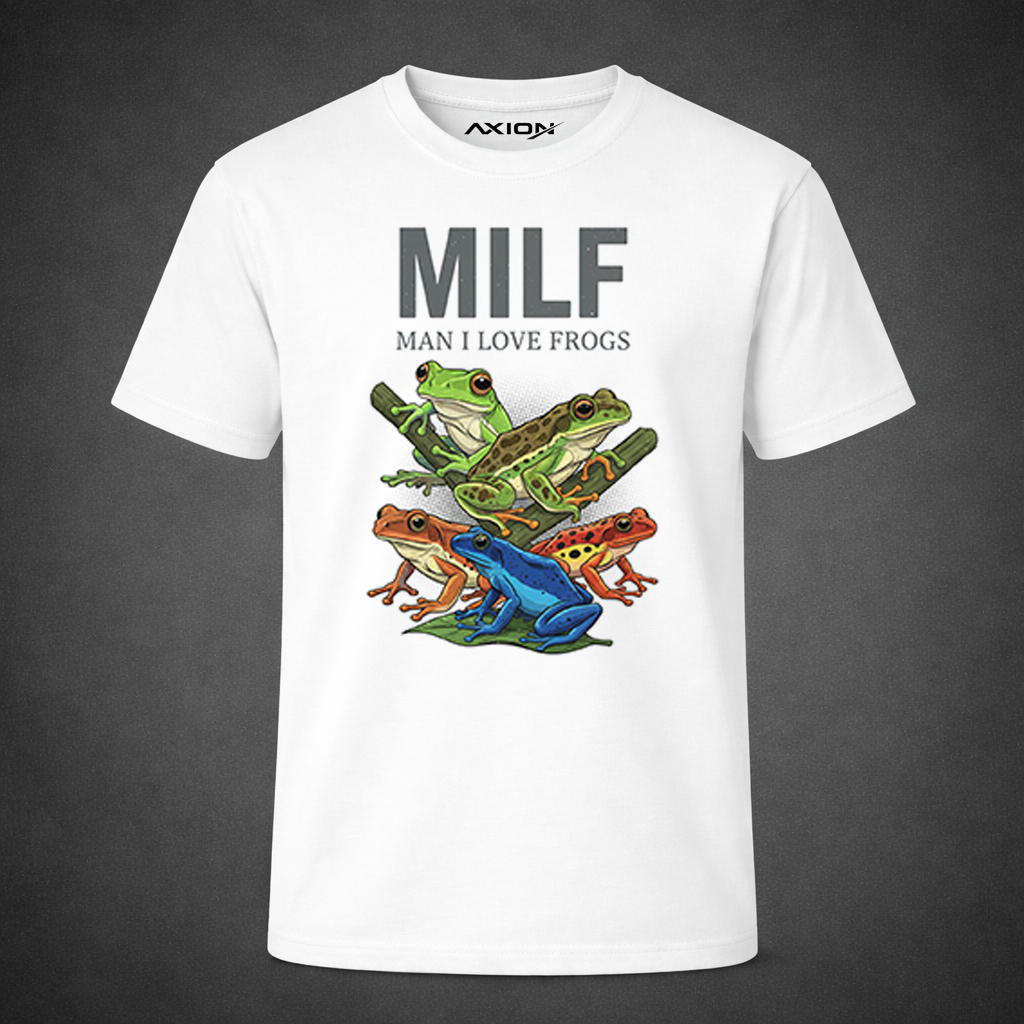 MILF “Man I Love Frogs” T-Shirt – Funny Frog Graphic Tee