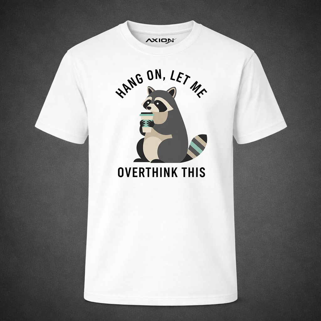 Hang on let me overthink this funny raccoon t-shirt anxiety humour gift for overthinker introvert student graphic tee

Funny anxiety t-shirt raccoon overthinking shirt gift for friend student coworker introvert mental health humour tee
Cute raccoon graphic tee overthinker gift idea birthday Christmas funny slogan t-shirt for anxiety humour lovers
Funny introvert t-shirt overthinking quote raccoon design gift for women men student coworker novelty tee
Overthinker gift t-shirt funny racco