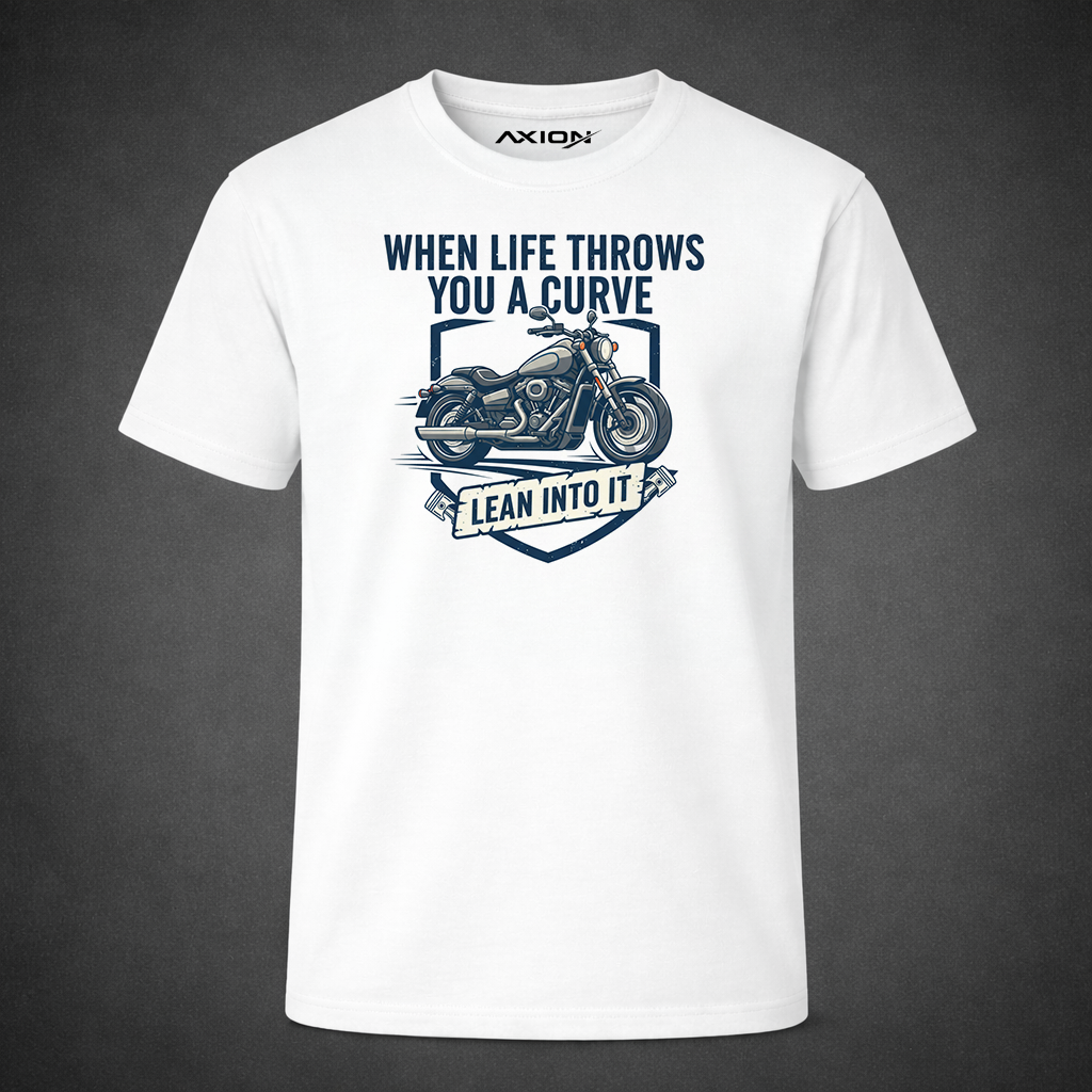 Motorcycle rider gift t-shirt lean into it slogan funny biker shirt birthday gift for dad motorbike enthusiast
Motivational biker t-shirt with motorcycle graphic gift idea for riders dads and road trip lovers
Funny motorcycle shirt lean into it quote gift for biker husband dad birthday Christmas motorbike tee
Motorbike graphic t-shirt for riders with motivational quote lean into it biker lifestyle apparel